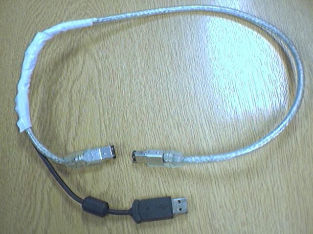 The special cable.